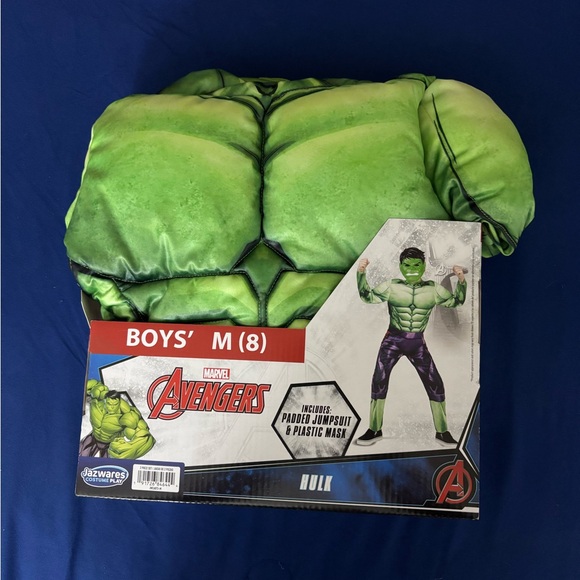 Marvel Avengers Hulk Kids Costume - Green and Purple - Picture 2 of 4